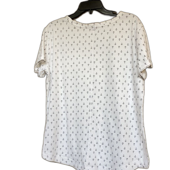 Helly Hansen white cotton tee anchor print - Picture 5 of 6